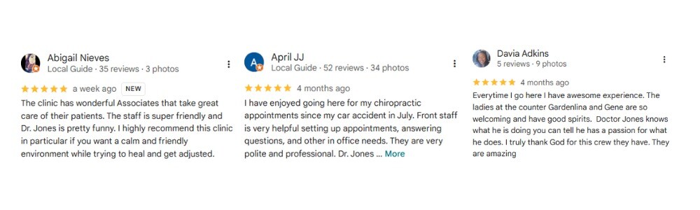 Chiropractor Hinesville Reviews